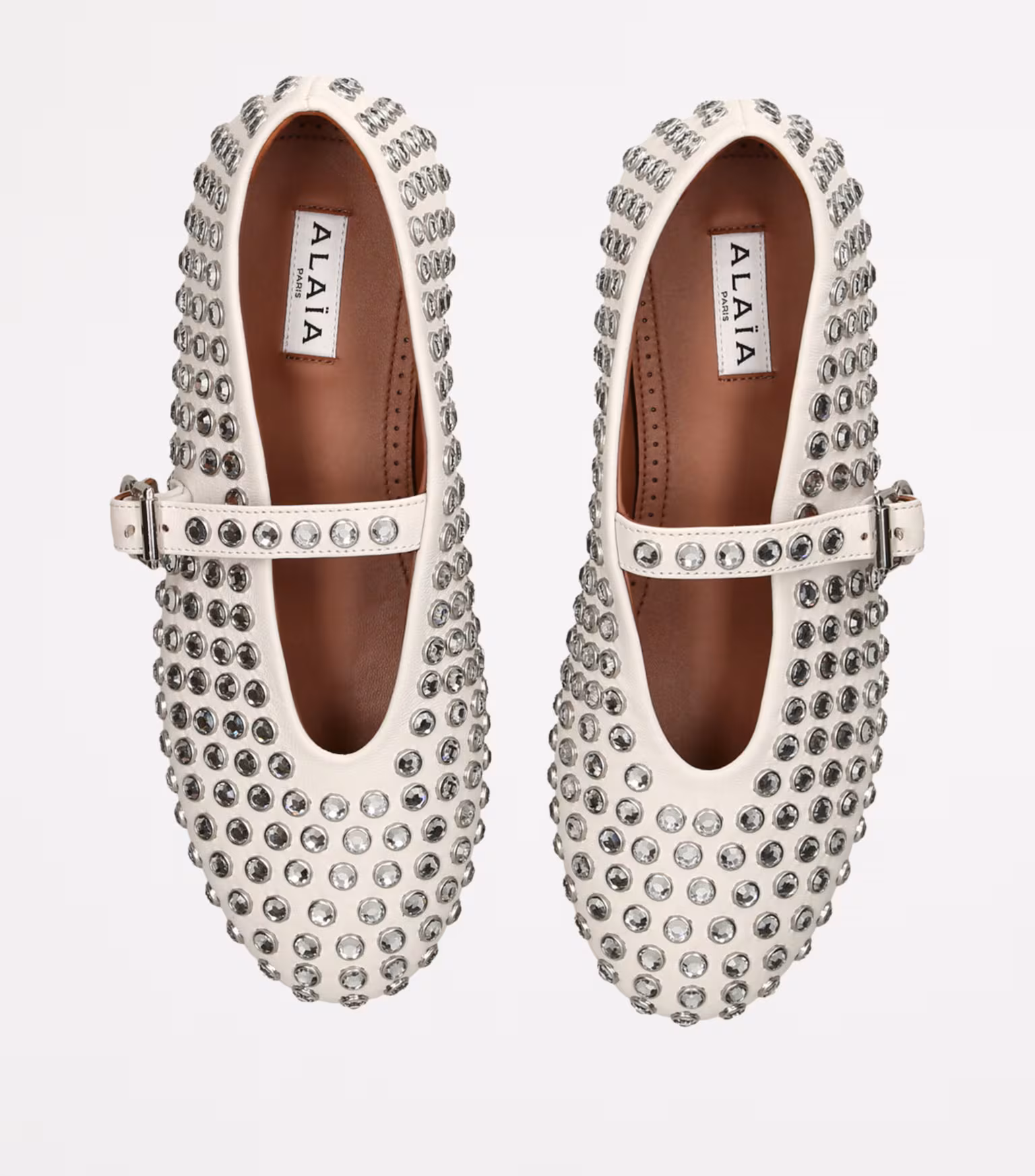 White Ballet Flats