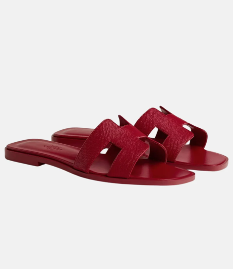 hermes-oran-sandals-epsom-calfskin-roseframboise-front